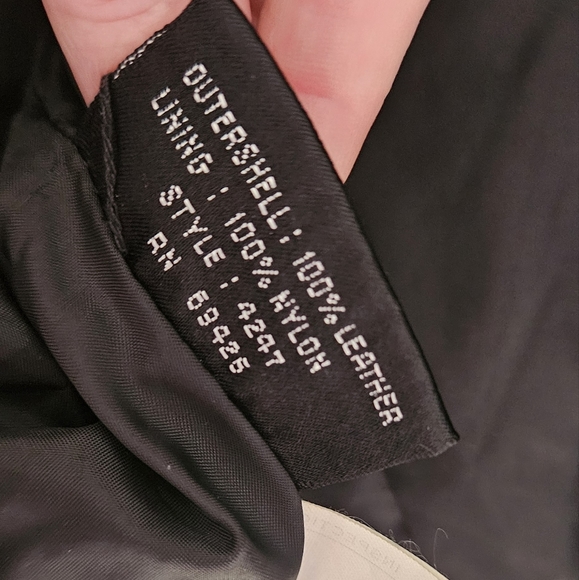 VINTAGE CHIA black leather crop jacket - Picture 6 of 8